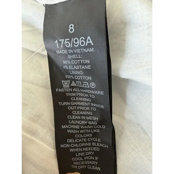 Kate Spade Blue & White Shell Tie-shoulder Dress NWT Size 8 - Picture 12 of 13